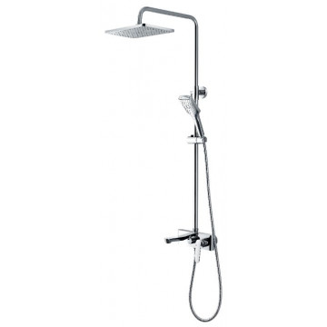 Душевая стойка Gllon  с изливом (цвет хром) T111 6001C-01